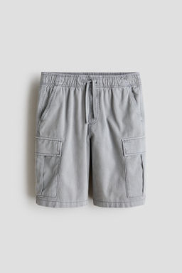 Bermudas de sarga estilo cargo