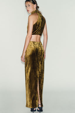 CUT-OUT DRESS WITH JEWEL DETAIL