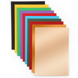 Цветной картон с блёстками, А4, 10 листов, 10 цветов, немелованный, двусторонний, в папке, 250 г/м², «Человек-паук»