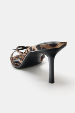SANDALIA TAC?N ESTAMPADA / Leopardo - Zara фото 6
