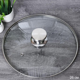 Крышка стеклянная 26 см / VDX-26 /уп 40/