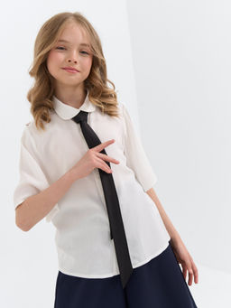 Галстук лента Черный 7+ - Bungly фото 8