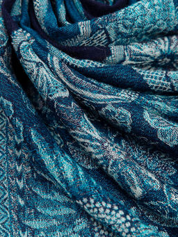 Палантин (шерсть100% № Тк700/3 - Ганг фото 3