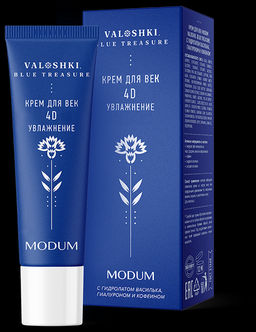 Modum VALOSHKI. BLUE TREASURE Крем для век 4D УВЛАЖНЕНИЕ 25г (B139-117)