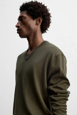 WOOL - COTTON SWEATER - Zara фото 6