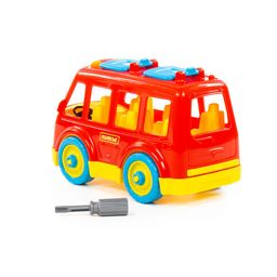 Конструктор-транспорт Автобус (26 элементов) (в коробке) - Полесье фото 3