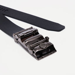 Ремень мужской «Великан» для полных, ширина 3.5 см, пряжка автомат, чёрный