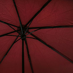 Зонт механический Моно с серебром ткань эпонж (полиэстер), 8 лучей, д/купола 92см, 3 сложения, 23,5см в сложенном виде, ручка с антискользящим покрытием, бордовый с серебряной нитью, 286гр (Китай) - Домашняя мода фото 6