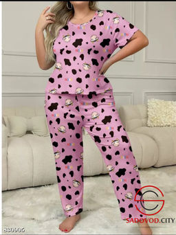 Пижама женская с принтом
