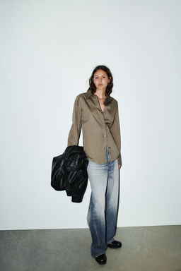 FITTED HEM SHIRT - Zara фото 4