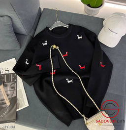 Теплая кофта с таксами - Bruno фото 3