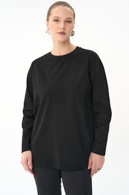 Лонгслив Эшли (чёрный) - Эльза фото 2