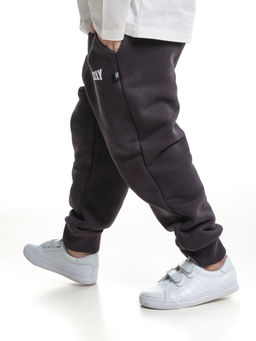 Брюки для мальчика штаны спортивные 22-7682 темный графит - Mini maxi фото 13