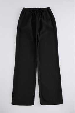 Bej More Sustainable %100 Tencel Beli Lastikli Yuksek Bel Jeans TWOSS24JE00203 - Trendyolmilla фото 5