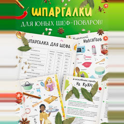 Книга в твёрдом переплёте «Первая книга рецептов», 80 стр.