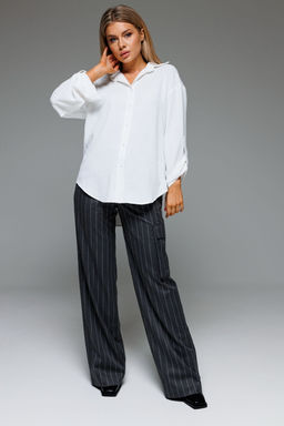 Рубашка AmberA 1061-1 молочный  фото 5