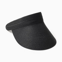 Козырёк женский MINAKU, чёрный, размер 58, целлюлоза