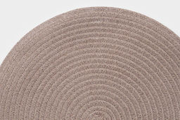 Салфетка под приборы, 38 см, полипропилен, круглая, песочно-коричневая, Matera - Anna lafarg фото 4