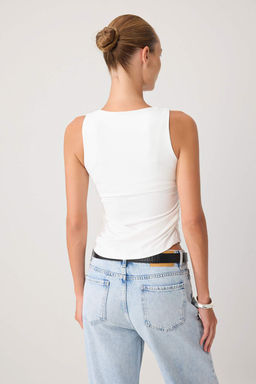 Siyah-Beyaz-Lacivert 3l_ Fitted/V_cuda Oturan Kal_n Ask_l_ Esnek _rme Atlet TWOSS26AL00137 - Trendyolmilla фото 8