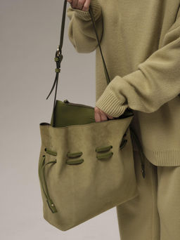 Замшевая сумка Eveline DBR 31143 киви фото 3