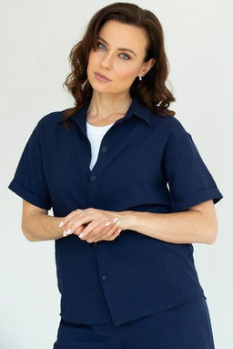 рубашка вискоза с хлопком ТМ ТРиКА