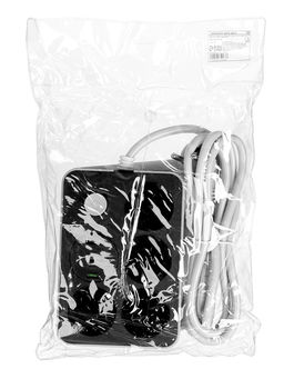 Удлинитель сетевой, 4 розетки, 2 м, 1300 Вт, 3×0.75 мм2, 2 USB-A, USB-C, 2.1 А, с заземлением, с выключателем