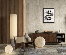 Набор для вышивания PANNA J-7477 Черное золото. Змея 23 х 30 см