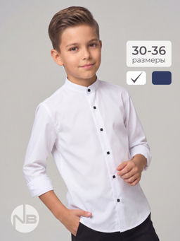 Рубашка на кнопках (с вискозой)