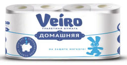 VEIRO т/бумага 2-сл. Домашняя (8 рул.) Белая