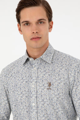 Мужская рубашка с длинным рукавом Stone - U.s. polo assn фото 2