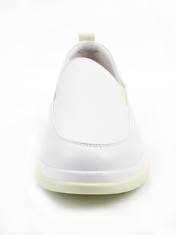 06-M27-6 WHITE Туфли женские (натуральная кожа)