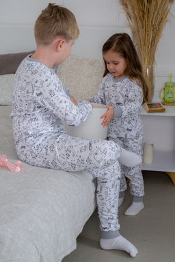 Пижама детская из интерлока пенье Дрёма котик - Амадэль фото 35