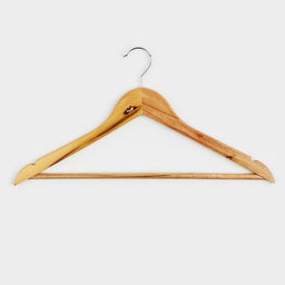 Цена за 3 шт. Плечики - вешалки для одежды деревянные «Home», 44,5 х 23 см