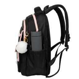 Молодежный рюкзак MERLIN S9023 черно-розовый
