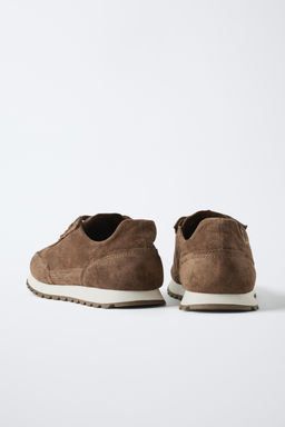 LEATHER SNEAKERS - Zara фото 5