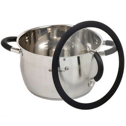 Кастрюля нержавеющая сталь, 5 л, крышка стекло, Daniks, Орландо, GS-01435-22CA, индукция (397624)  фото 6