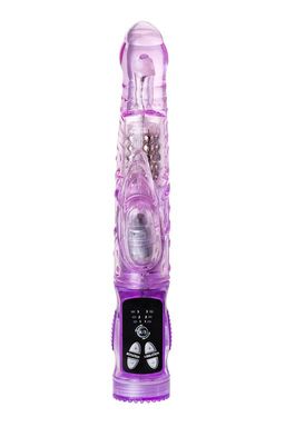 Вибратор с клиторальным стимулятором TOYFA A-Toys High-Tech fantasy, TPE, фиолетовый, 22 см
