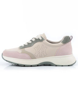 03-YC527-1 BEIGE Кроссовки женские (натуральная кожа)