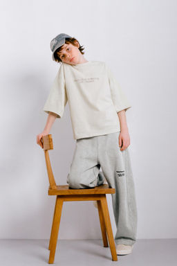 FADED-EFFECT SLOGAN T-SHIRT - Zara фото 10