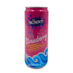 Газированный б/а напиток Клубника Strawberry Ooh Sunny Drink, Малайзия, 325 мл