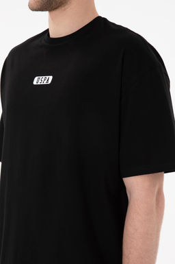 Erkek Oversize Fit Bisiklet Yaka Siyah Ti__rt Sepette S_rpriz _ndirim - U.s. polo assn фото 7
