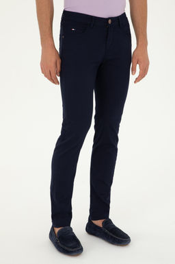 Мужские брюки из темно -синего холста Неожиданная скидка в корзине - U.s. polo assn фото 2