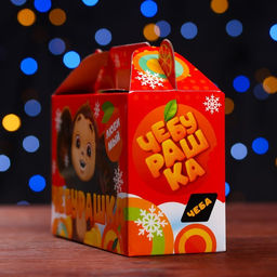 Цена за 5 шт. Подарочная коробка Чебурашка, 17,5 х 7 х 10,5 см - Simaland фото 3