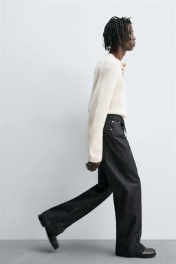 RELAXED FLARE FIT JEANS - Zara фото 5