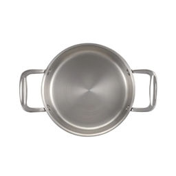 1273 GIPFEL Кастрюля GALA 18х10см/ 2.3 л со стеклянной крышкой, с индукционным капсульным дном. Материал: нерж. сталь 18/10. Толщина: 0,7мм / 4 мм  фото 5