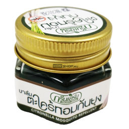 Бальзам от укусов насекомых с цитронеллой Green Herb, Таиланд, 20 г Акция