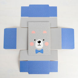 Коробка складная Медвежонок, 15 х 15 х 8 см - Дарите счастье фото 6