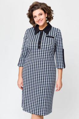 Платье Swallow 697.1 черно-белая гусиная лапка фото 6