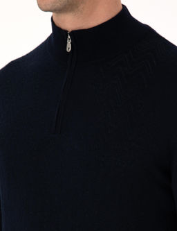 Lacivert Regular Fit Kazak