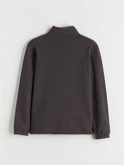 Dik Yaka Erkek ?ocuk Polar Sweatshirt